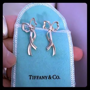 🦋AUTHENTIC TIFFANY VINTAGE BOW EARRINGS 🦋